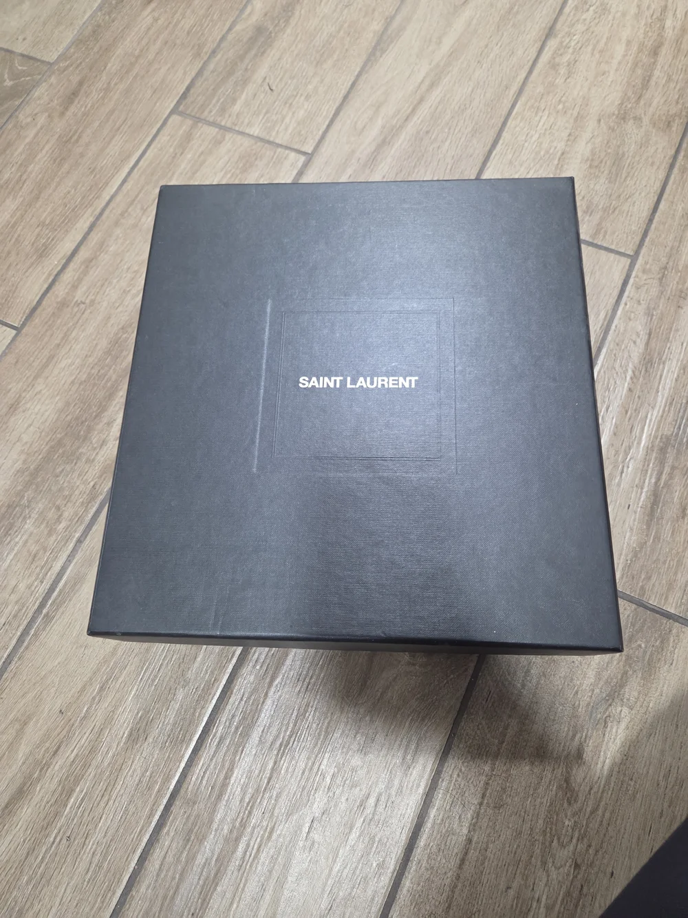 Saint Laurent Brown Leather YSL Logo Ankle-Strap Sandals - Picture 6 of 6